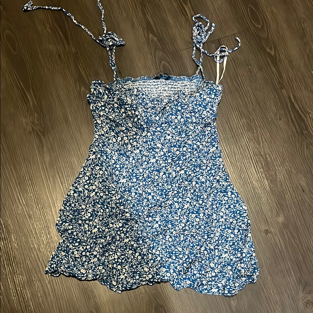 SHEIN Blue Floral Camisole Top